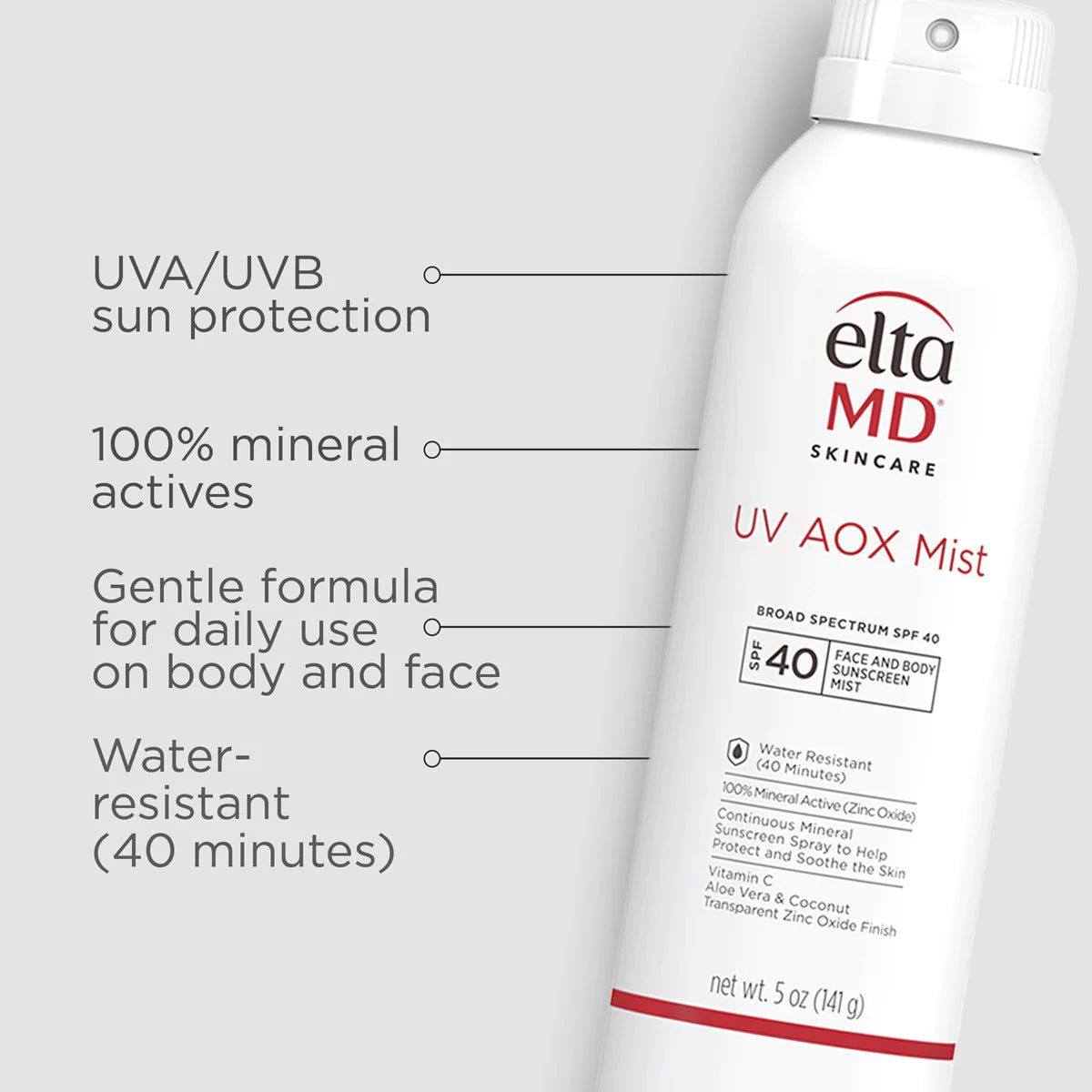 EltaMD® UV AOX Mist Broad-Spectrum SPF 40 5 oz