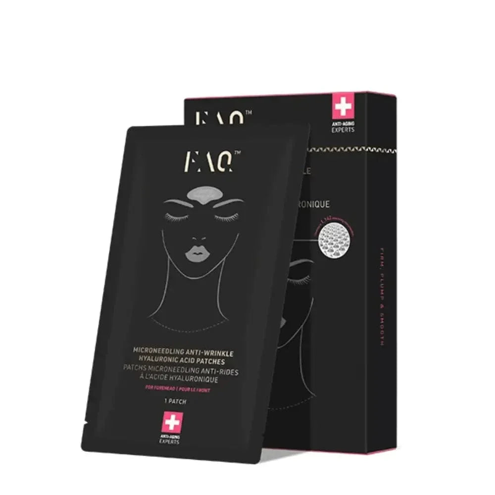 FOREO FAQ Microneedling Anti-Wrinkle Hyaluronic Acid Patches for Forehead