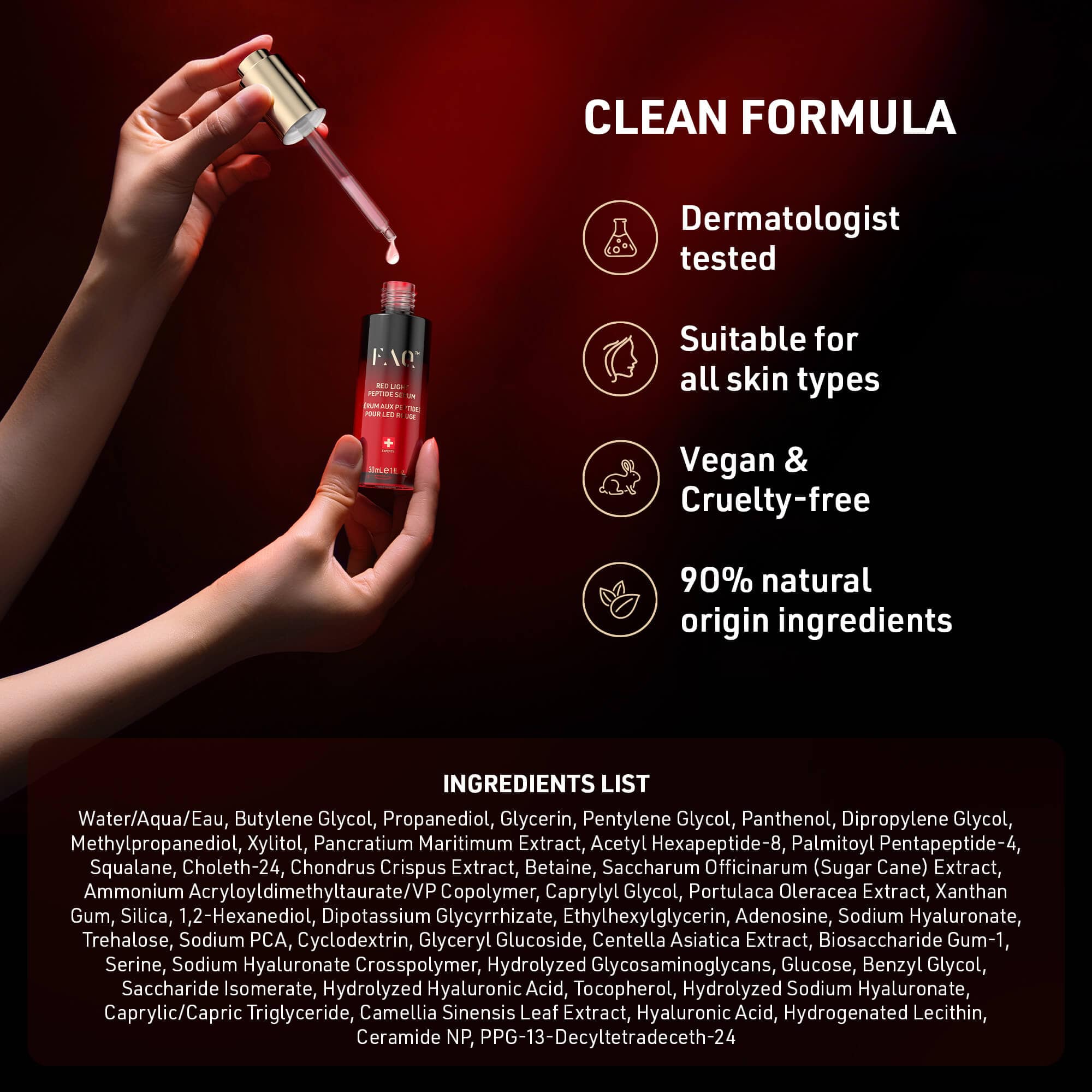 FOREO FAQ Red Light Peptide Serum