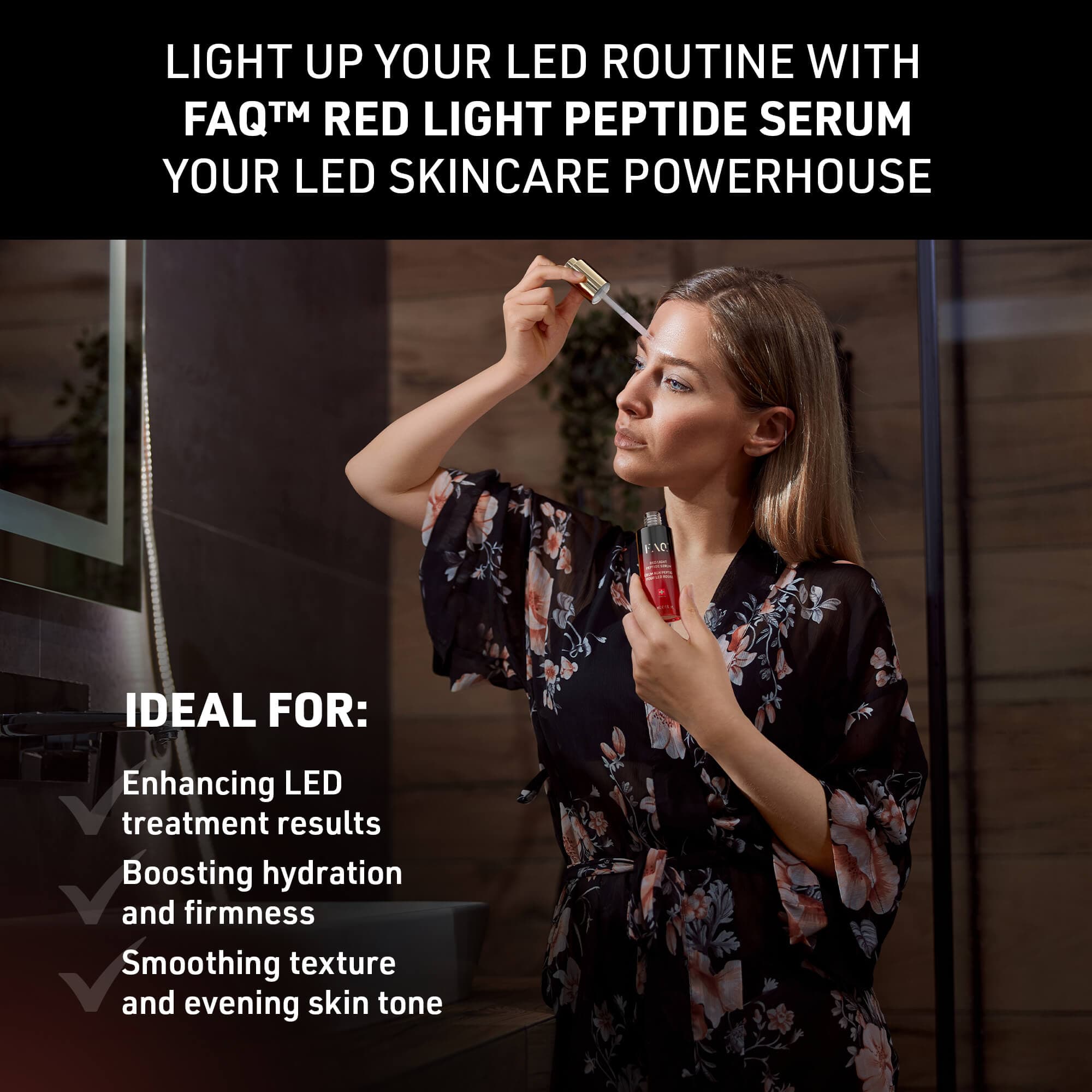 FOREO FAQ Red Light Peptide Serum