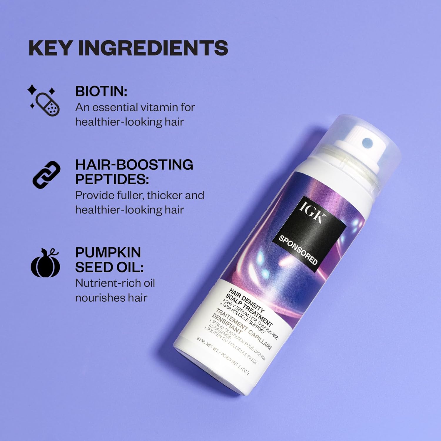 IGK Sponsored Hair Density Scalp Treatment
