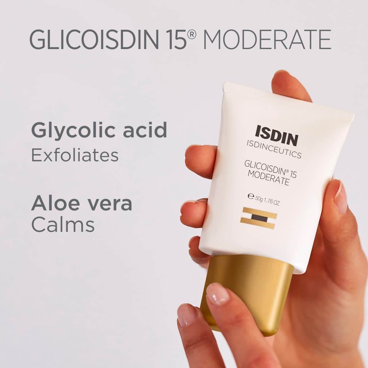 ISDIN ISDINCEUTICS Glicoisdin 15 Moderate Exfoliating Glycolic Acid Face Gel