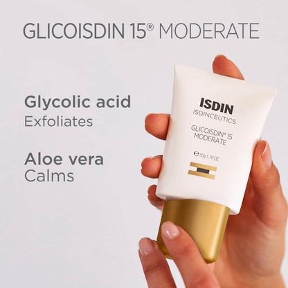 ISDIN ISDINCEUTICS Glicoisdin 15 Moderate Exfoliating Glycolic Acid Face Gel