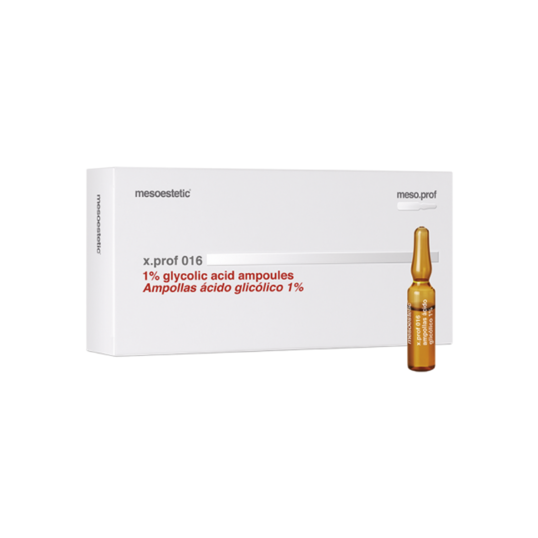 Mesoestetic X.Prof 016 Glycolic Acid Ampoules (20 X 2ML)
