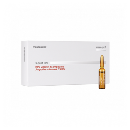 Mesoestetic X.Prof 020 20% Vitamin C Ampoules (20 X 5ML)