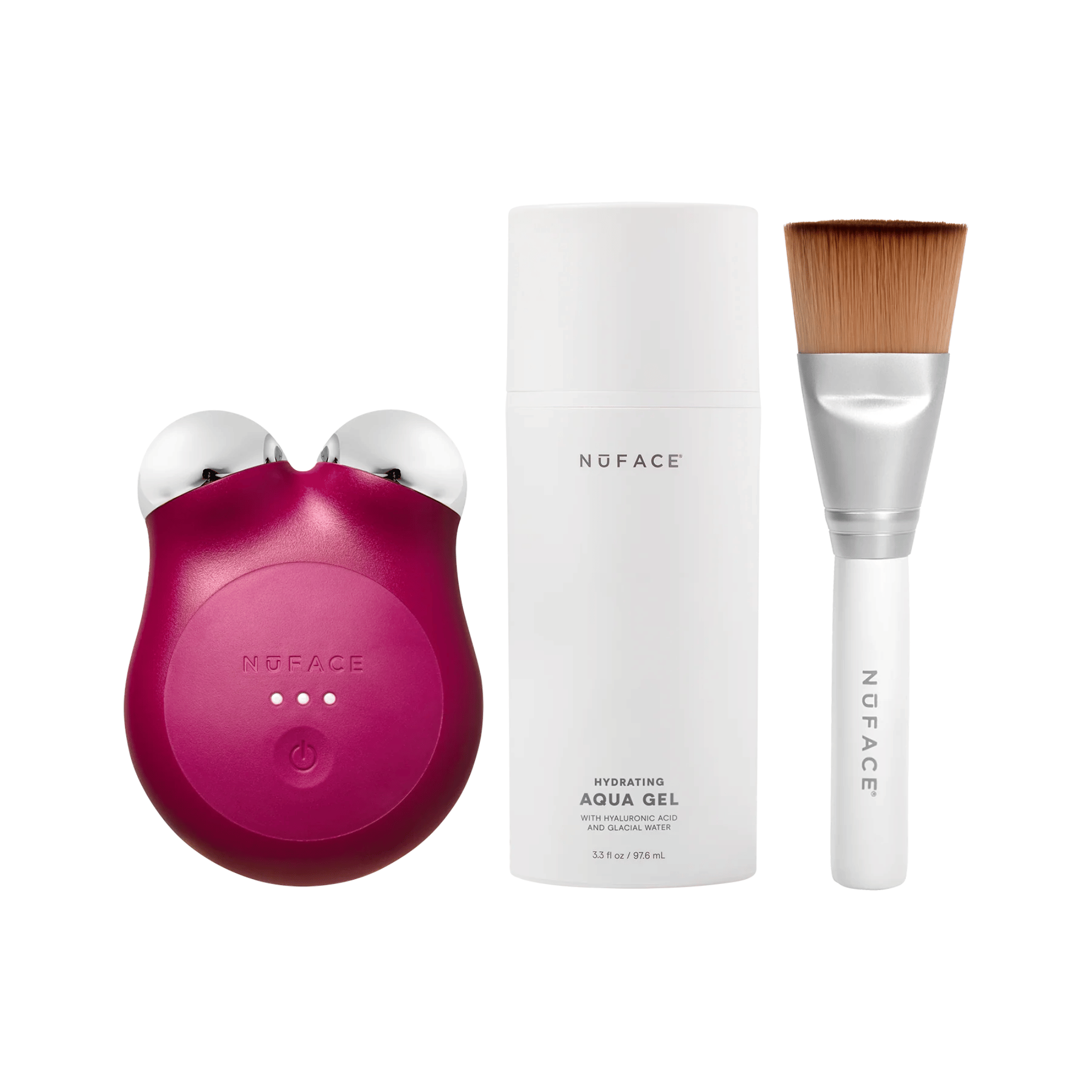 NuFACE MINI+ Microcurrent Facial Device - Limited Edition Velvet Rose