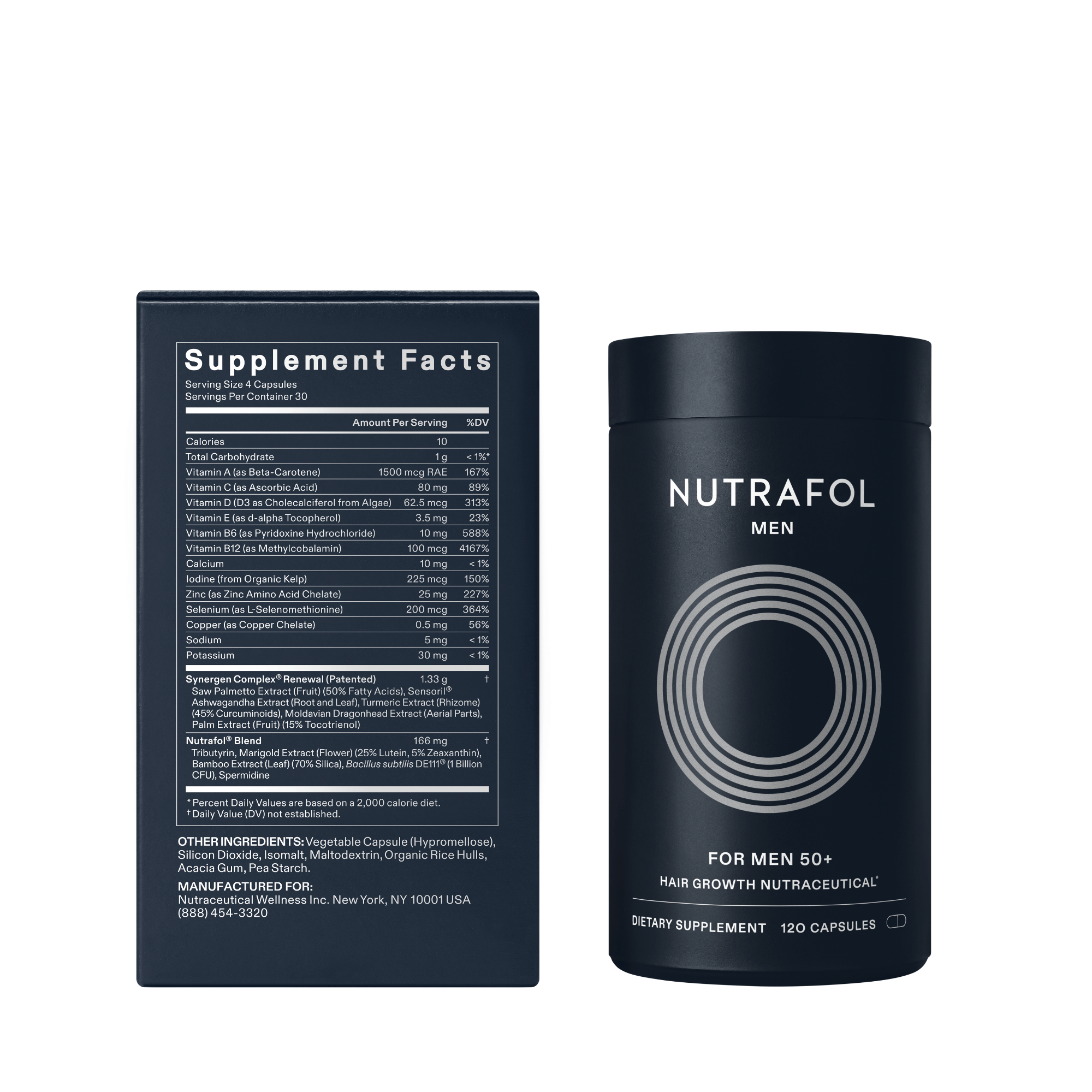 Nutrafol Men 50+ Hair Growth Nutraceutical