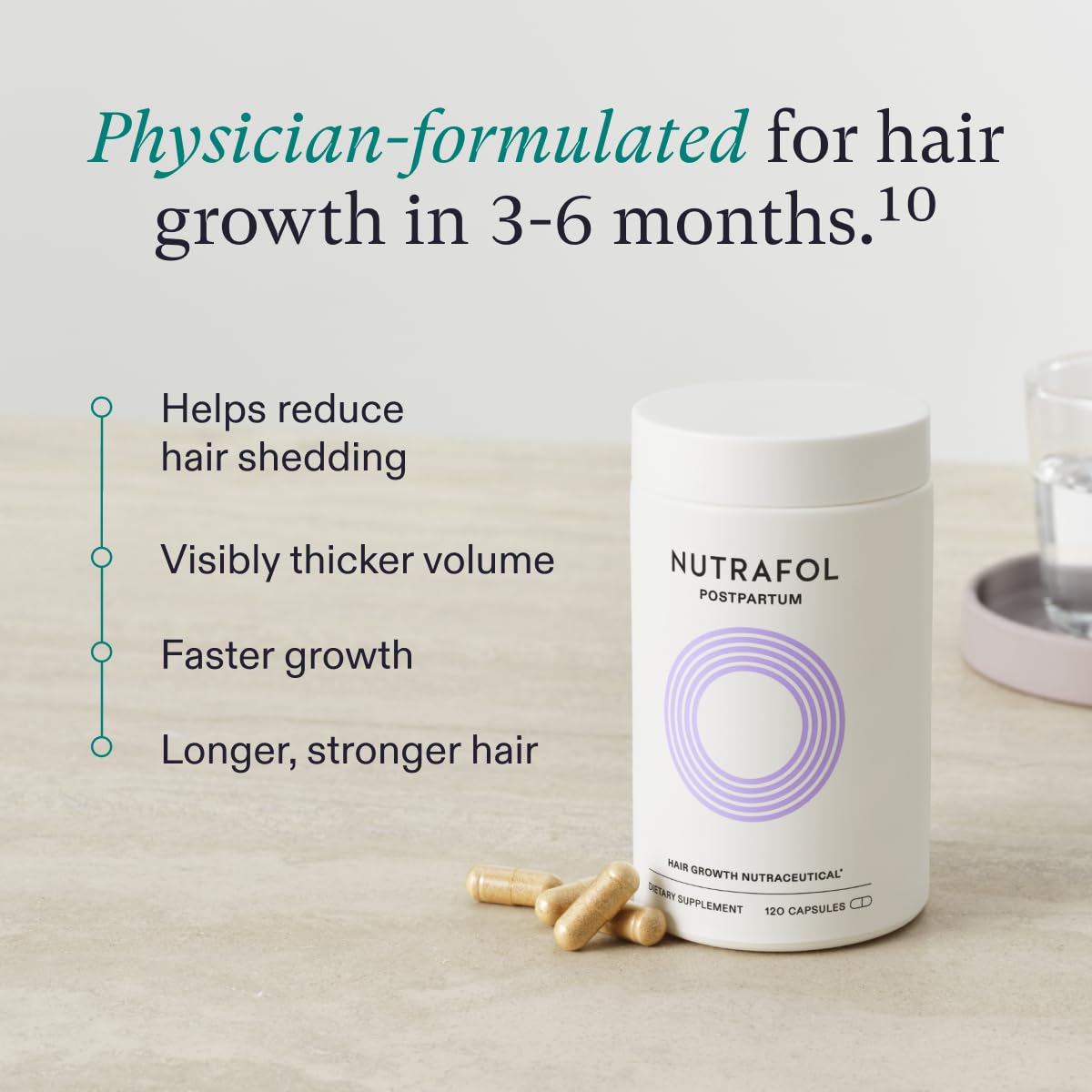 Nutrafol Postpartum Hair Growth Nutraceutical