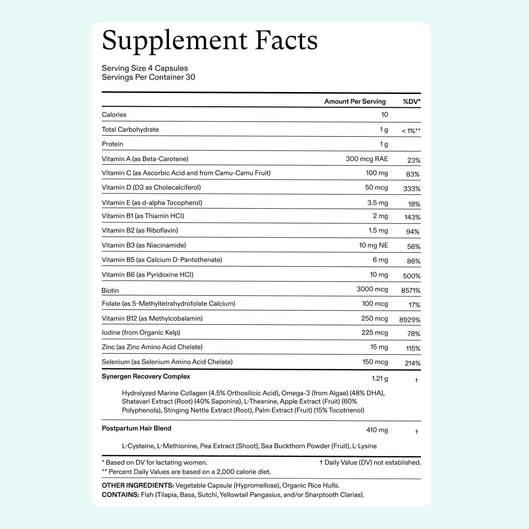 Nutrafol Postpartum Hair Growth Nutraceutical