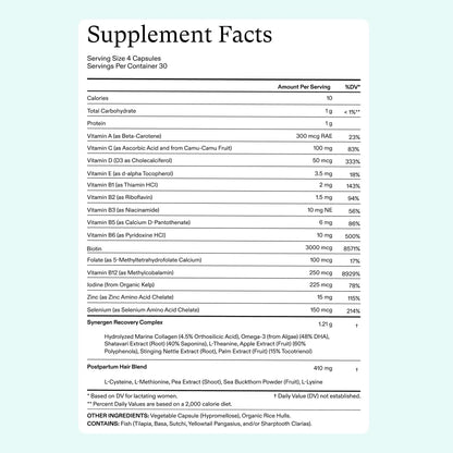 Nutrafol Postpartum Hair Growth Nutraceutical