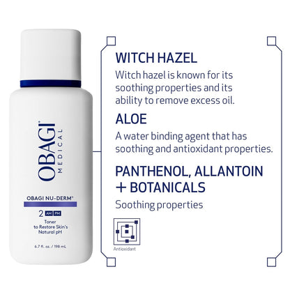 Obagi Nu-Derm Foaming Gel Cleanser & Face Toner Bundle ($98 Value)