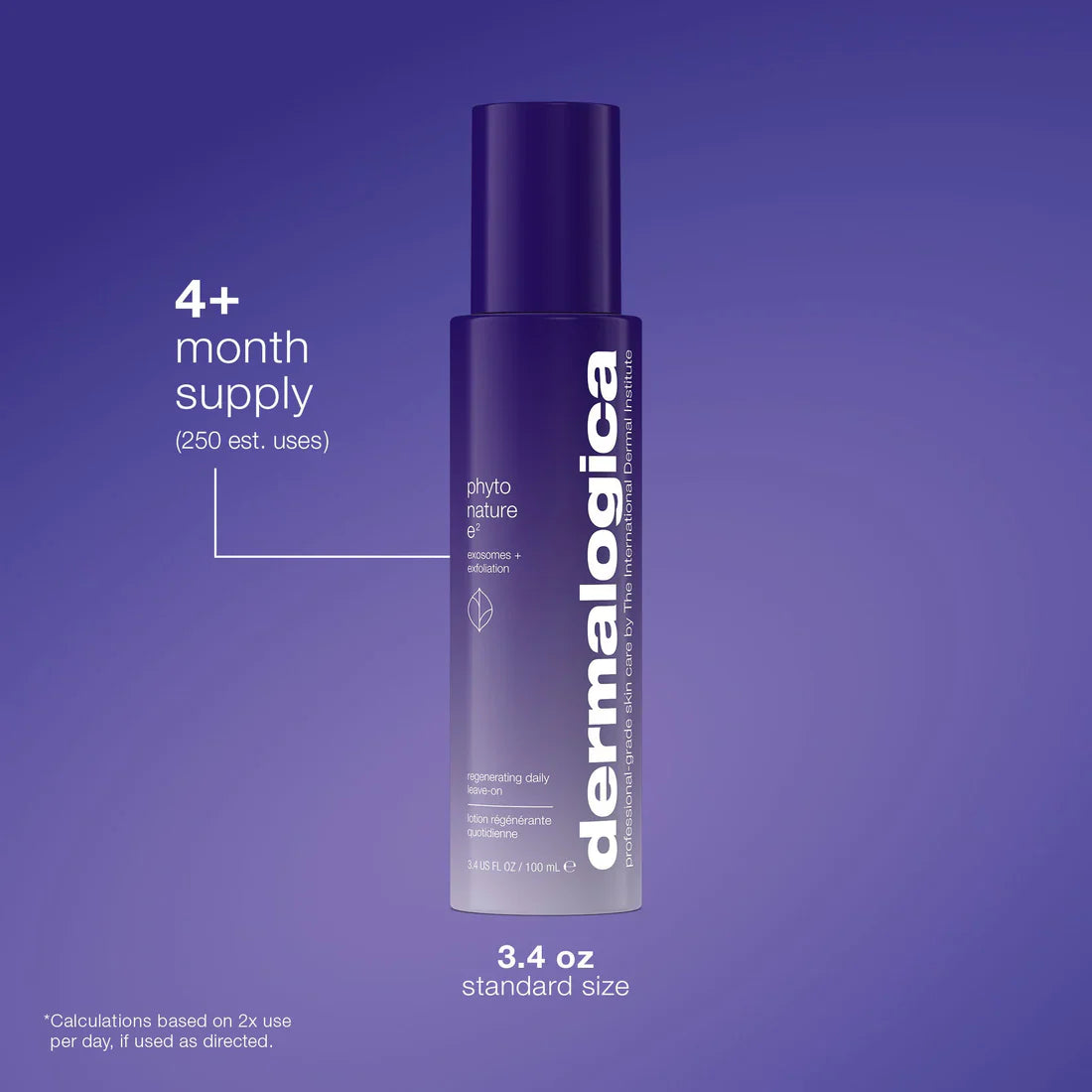 Dermalogica phyto nature e² regenerating daily exosome leave-on treatment - 3.4 OZ / 100 mL