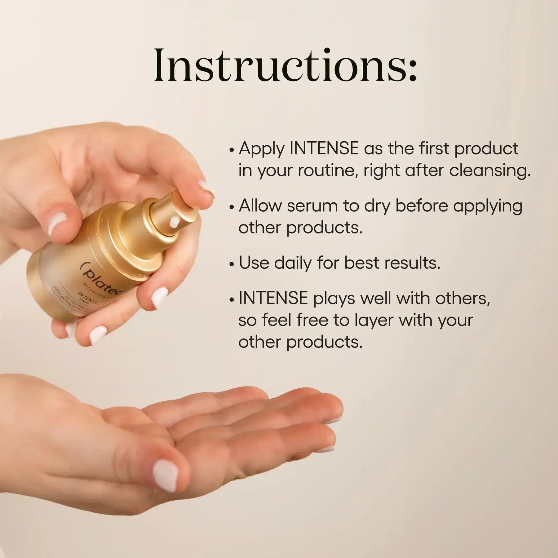 Plated Skin Science INTENSE Serum