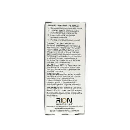 Plated Skin Science INTENSE Serum Refill