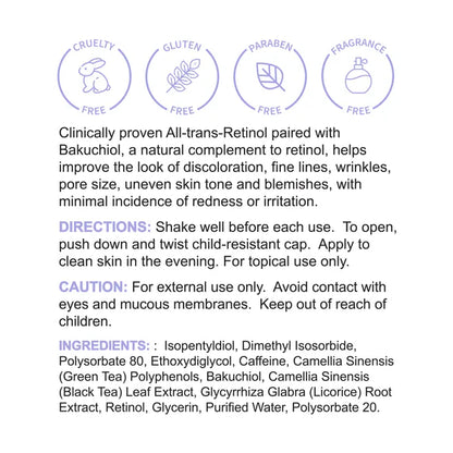 Replenix Retinol + Bakuchiol Concentrated Serum