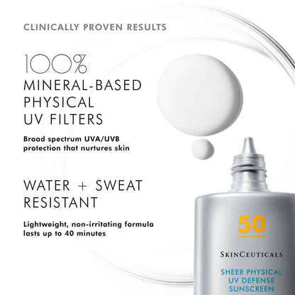 SkinCeuticals SHEER PHYSICAL UV DEFENSE SPF 50 - 50ml