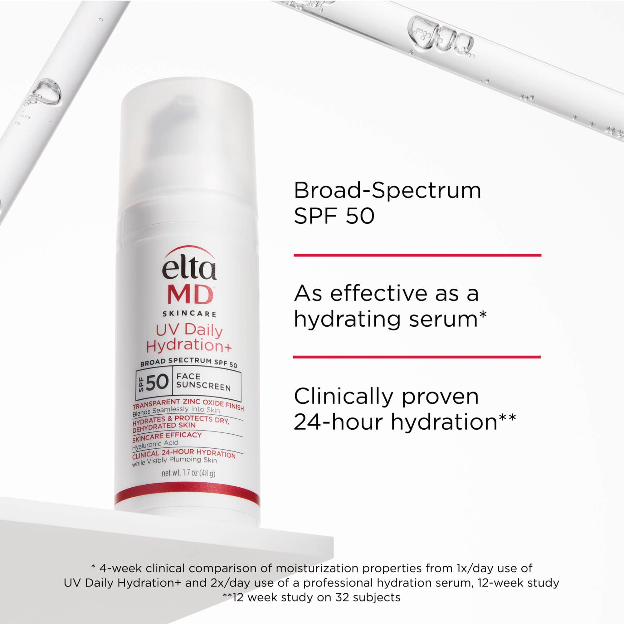 EltaMD UV Daily Hydration+ Broad Spectrum SPF 50