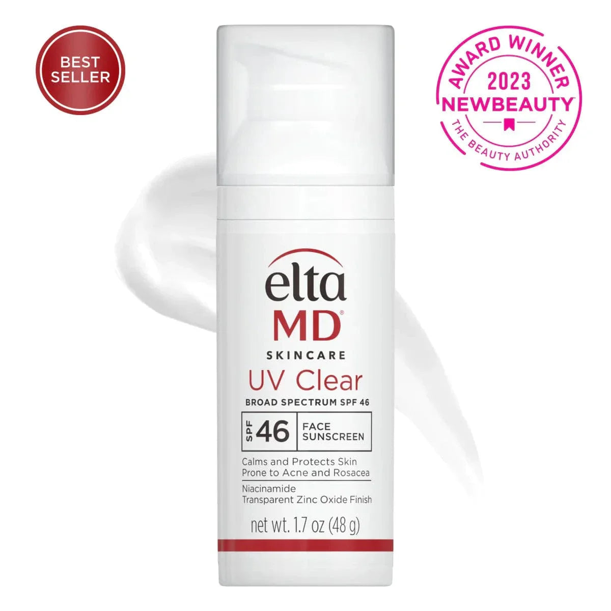 EltaMD UV Clear Untinted SPF 46 Broad-Spectrum 3-Pack ($132 Value)
