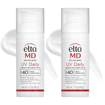 EltaMD UV Daily Untinted Broad-Spectrum SPF 40 DUO ($80 Value)