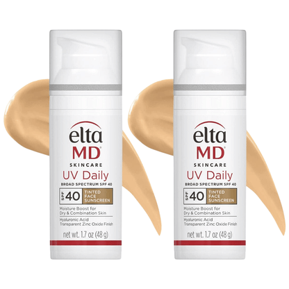 EltaMD UV Daily Broad-Spectrum SPF 40 Tinted Sunscreen DUO ($84 Value)