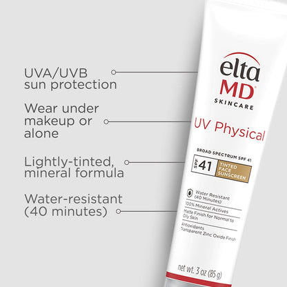 EltaMD UV Physical Broad-Spectrum SPF 41 Tinted Face Sunscreen