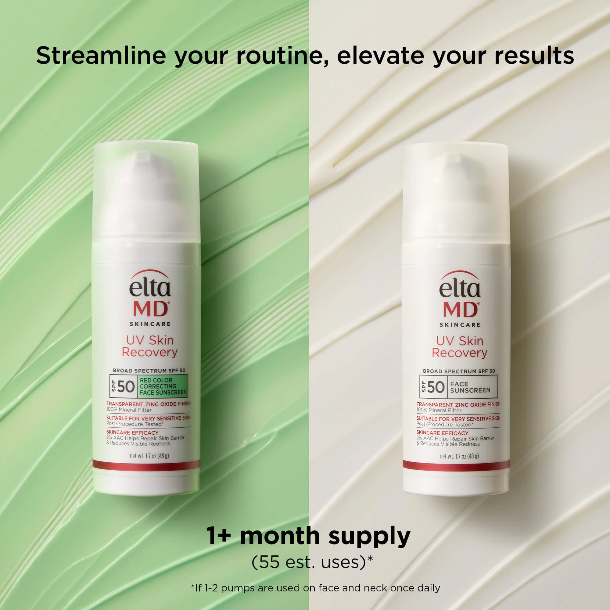 EltaMD UV Skin Recovery Broad Spectrum SPF 50 Face Sunscreen