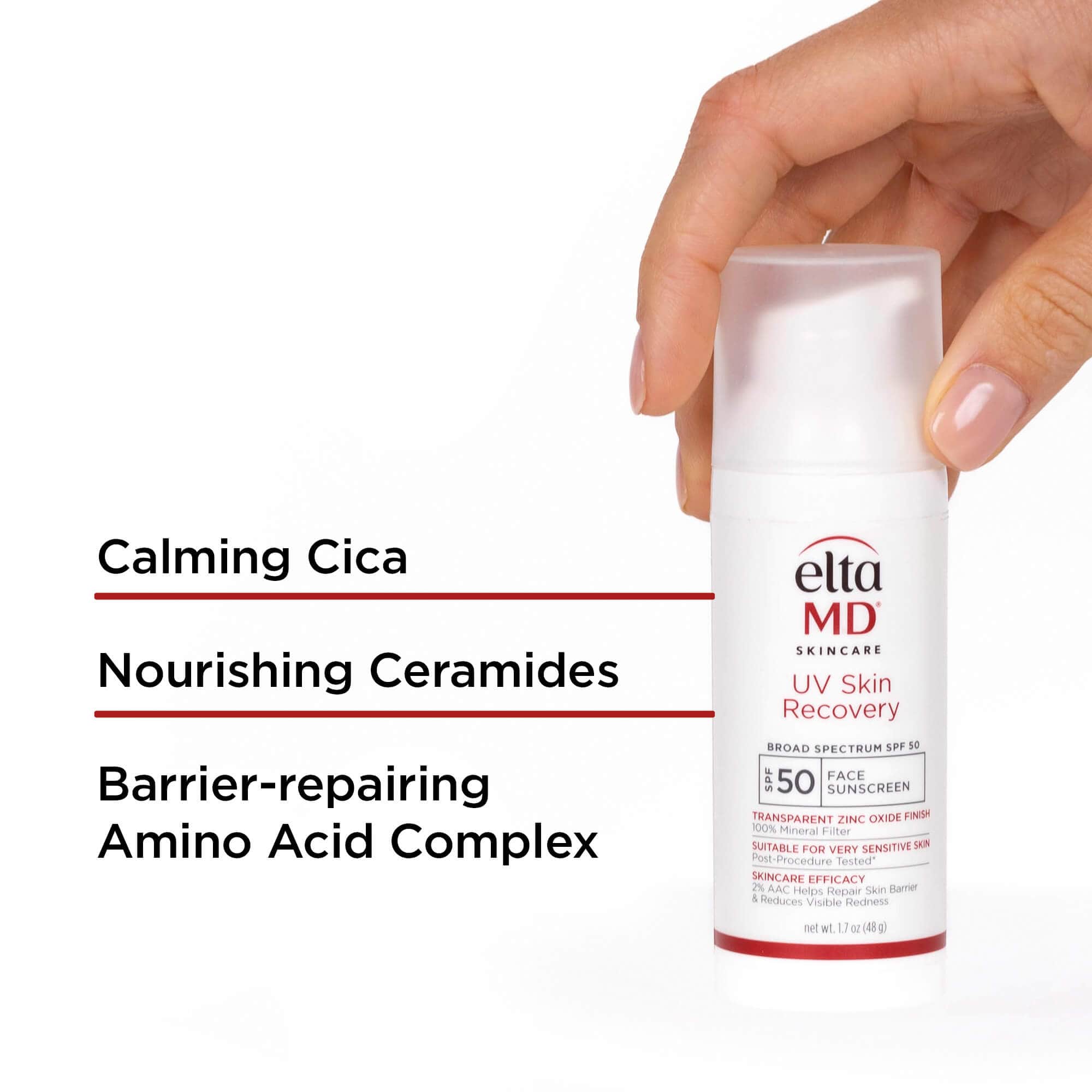EltaMD UV Skin Recovery Broad Spectrum SPF 50 Face Sunscreen