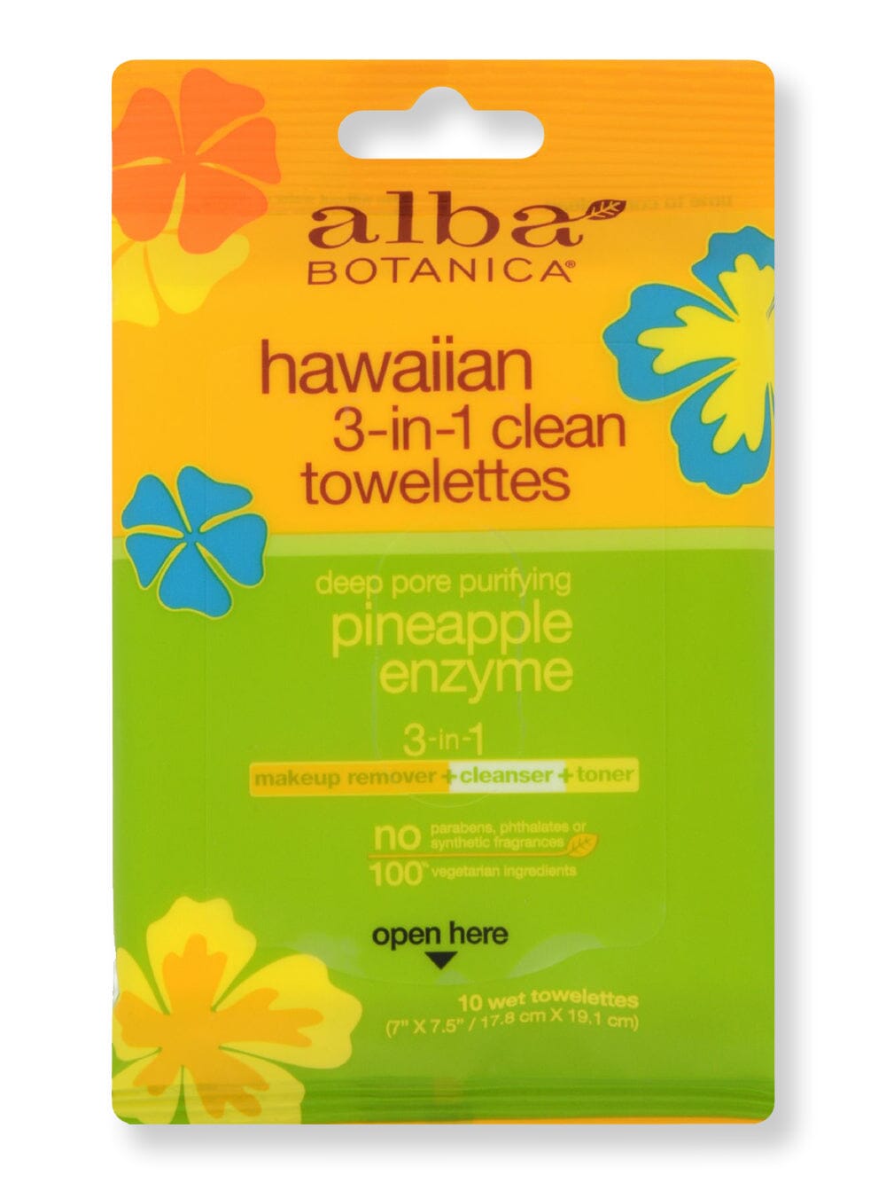 Alba Botanica 3 in 1 Hawaiian Towelettes