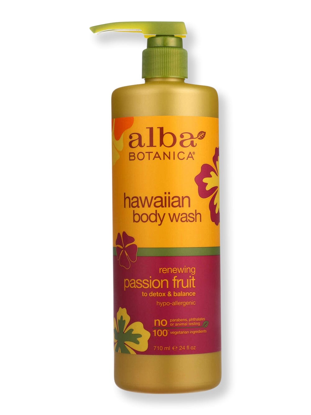 Alba Botanica Hawaiian Body Wash Renewing Passion Fruit