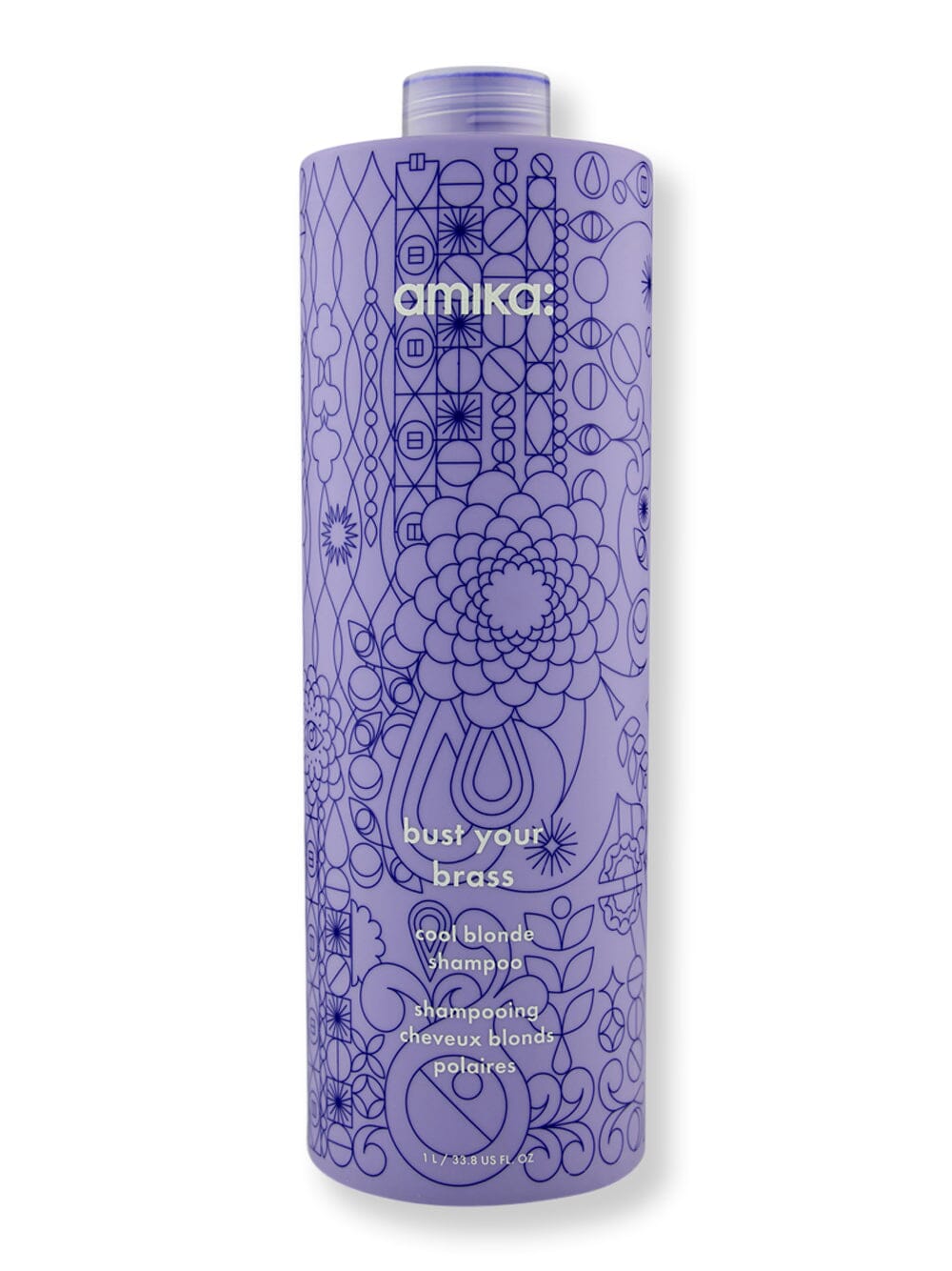 Amika Bust Your Brass Cool Blonde Repair Shampoo