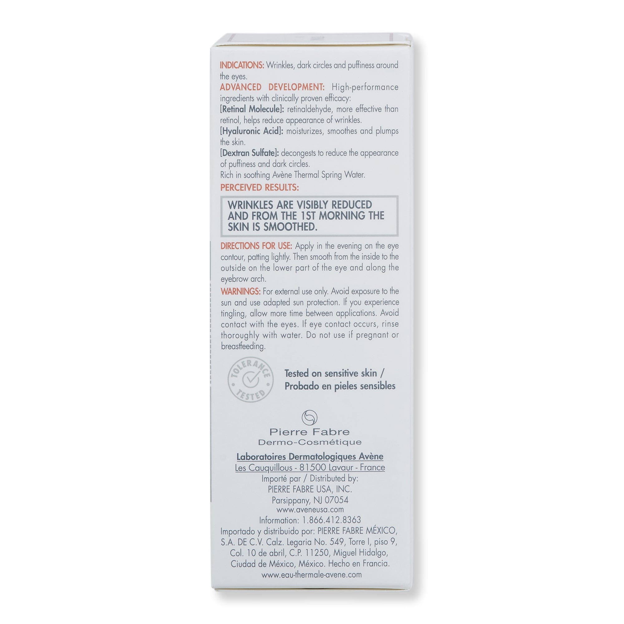 Avene Retrinal Eyes Advanced 3-In-1 Eye Cream