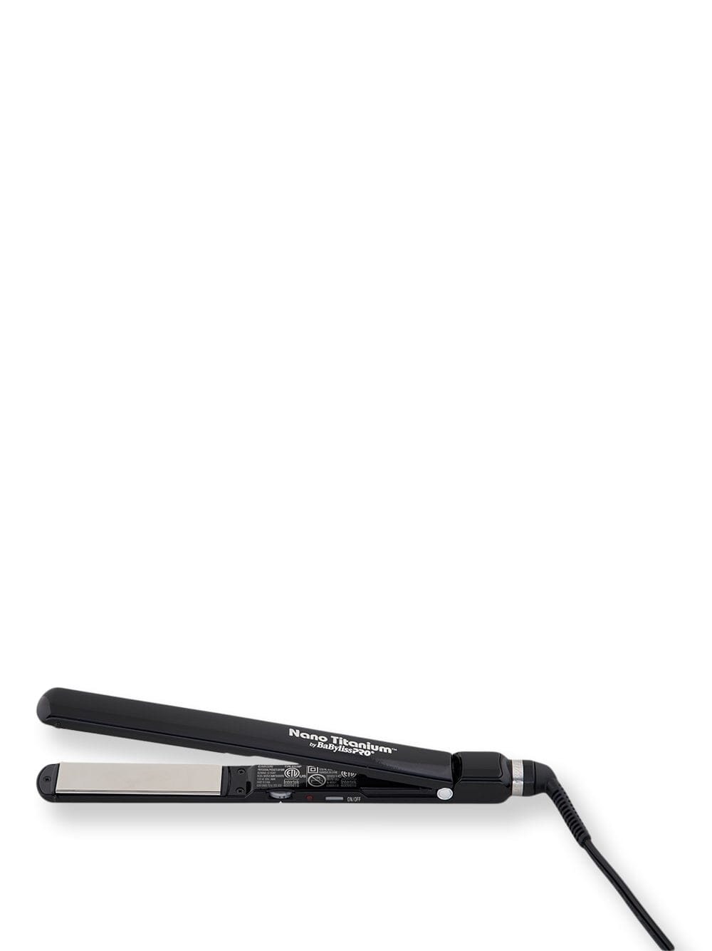 BaByliss Pro Nano Titanium 1" Ultra-Sleek Straightener Black