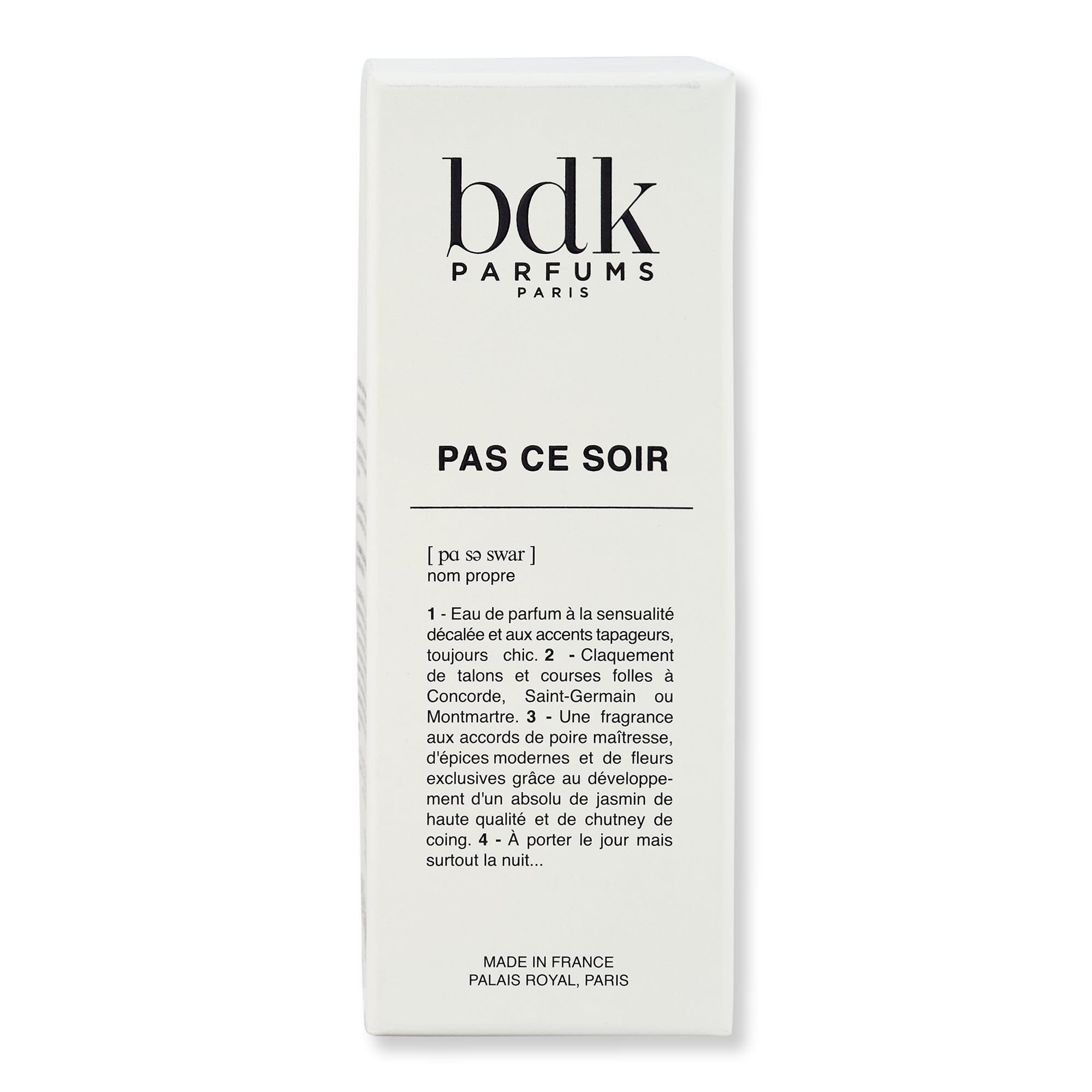 BDK Parfums Pas Ce Soir Eau de Parfum