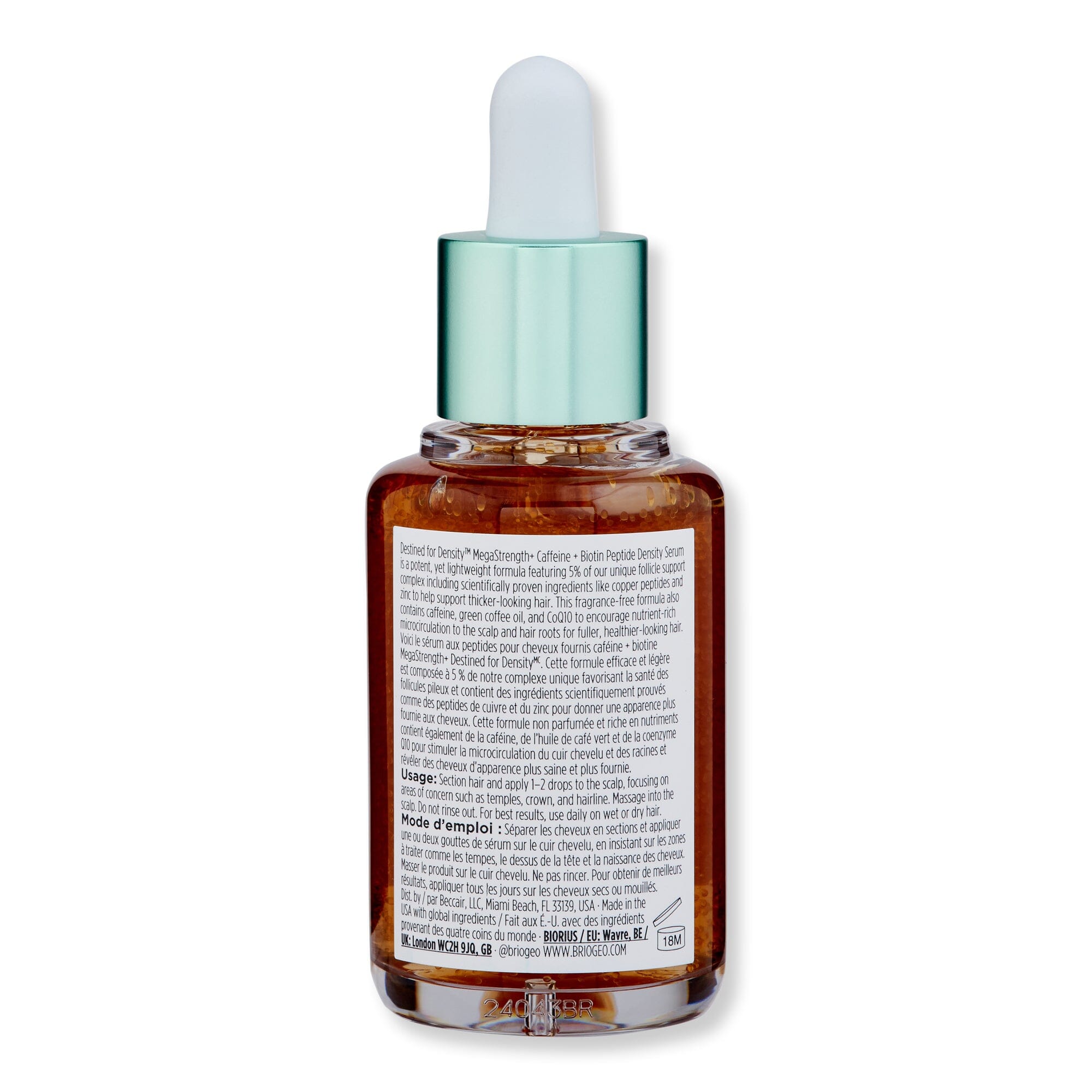 Briogeo Destined For Density MegaStrength+ Caffeine + Biotin Peptide Density Serum