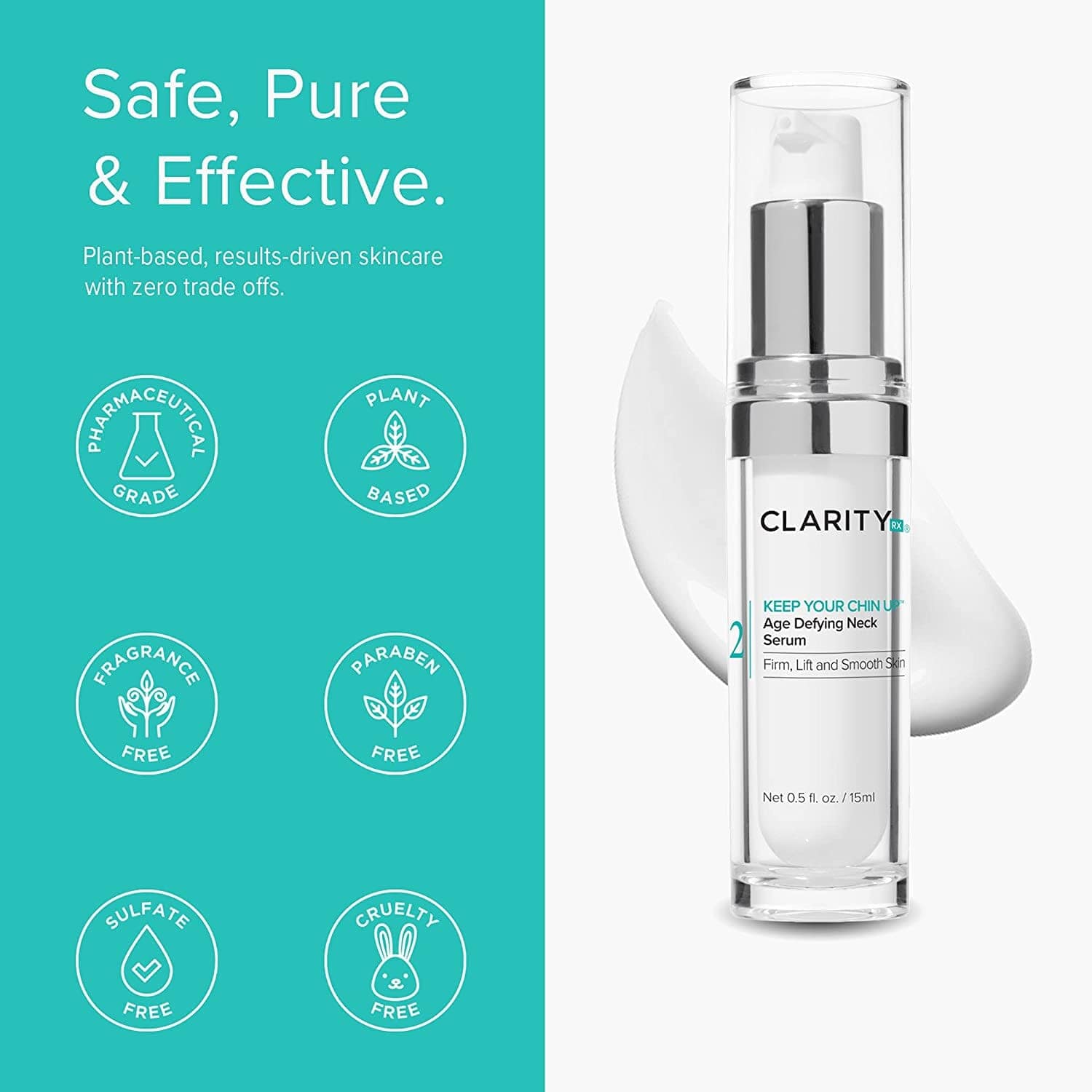 ClarityRx Keep Your Chin Up Age-Defying Neck Serum