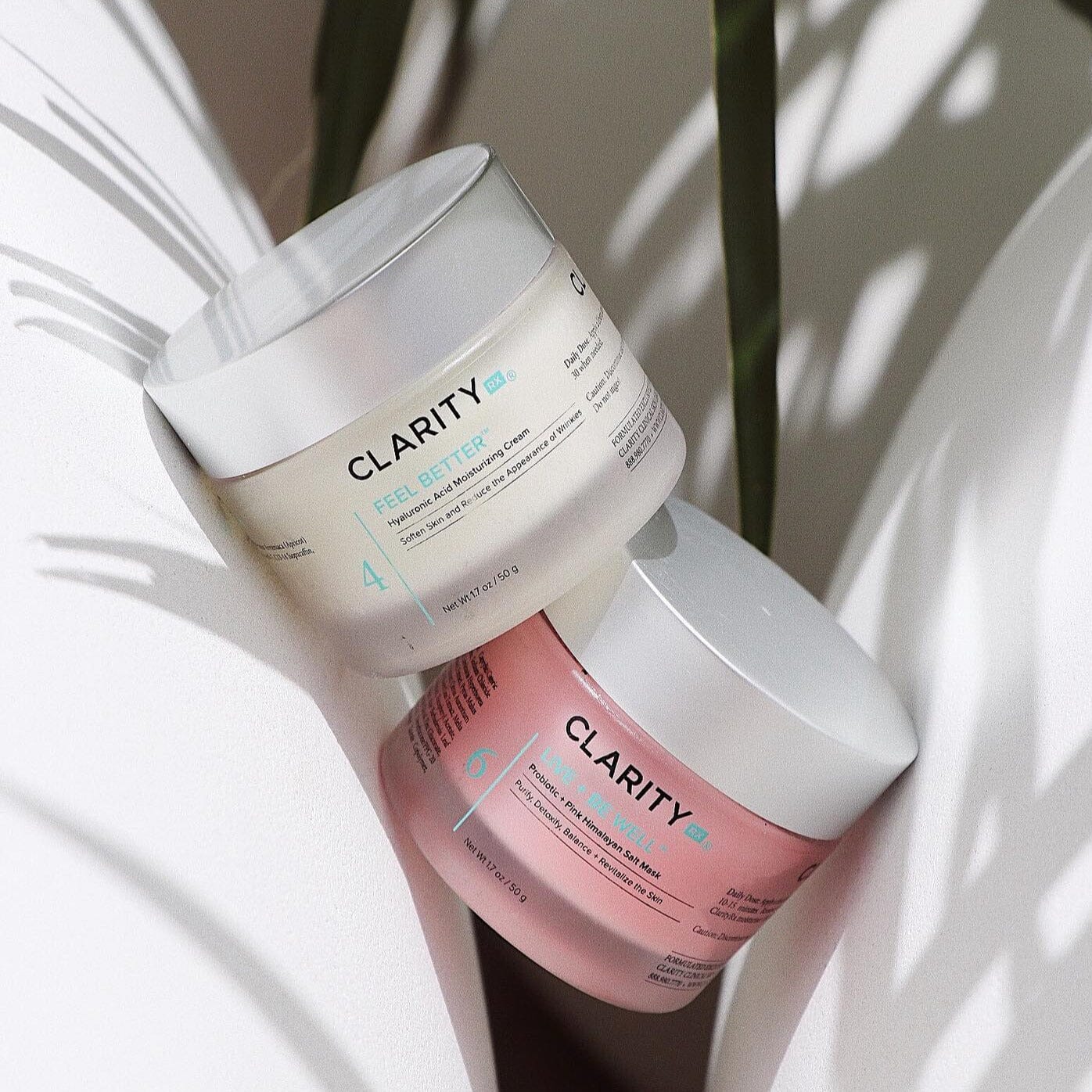 ClarityRx Live + Be Well Probiotic Pink Himalayan Salt Mask