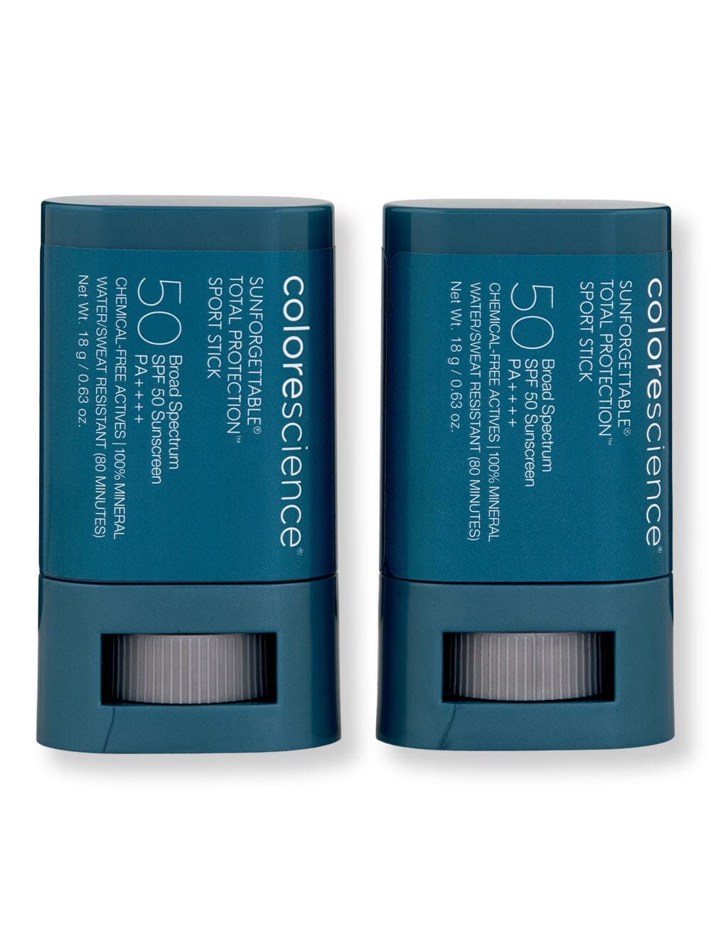 Colorescience Sunforgettable Total Protection Sport Stick Twin Pack