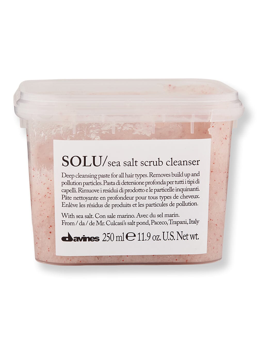 Davines Solu Sea Salt Scrub Cleanser
