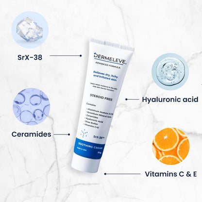 Dermeleve Steroid Free Anti-Itch Soothing Cream 4 oz.