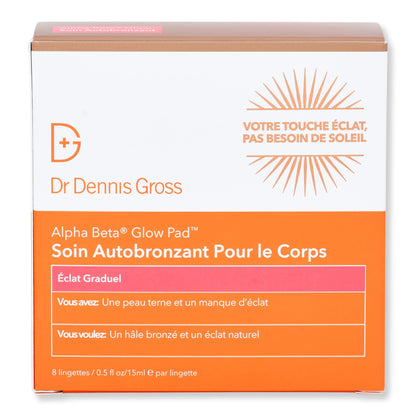 Dr. Dennis Gross Alpha Beta Glow Pad Self-Tanner for Body Buildable Glow