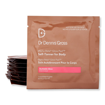 Dr. Dennis Gross Alpha Beta Glow Pad Self-Tanner for Body Buildable Glow