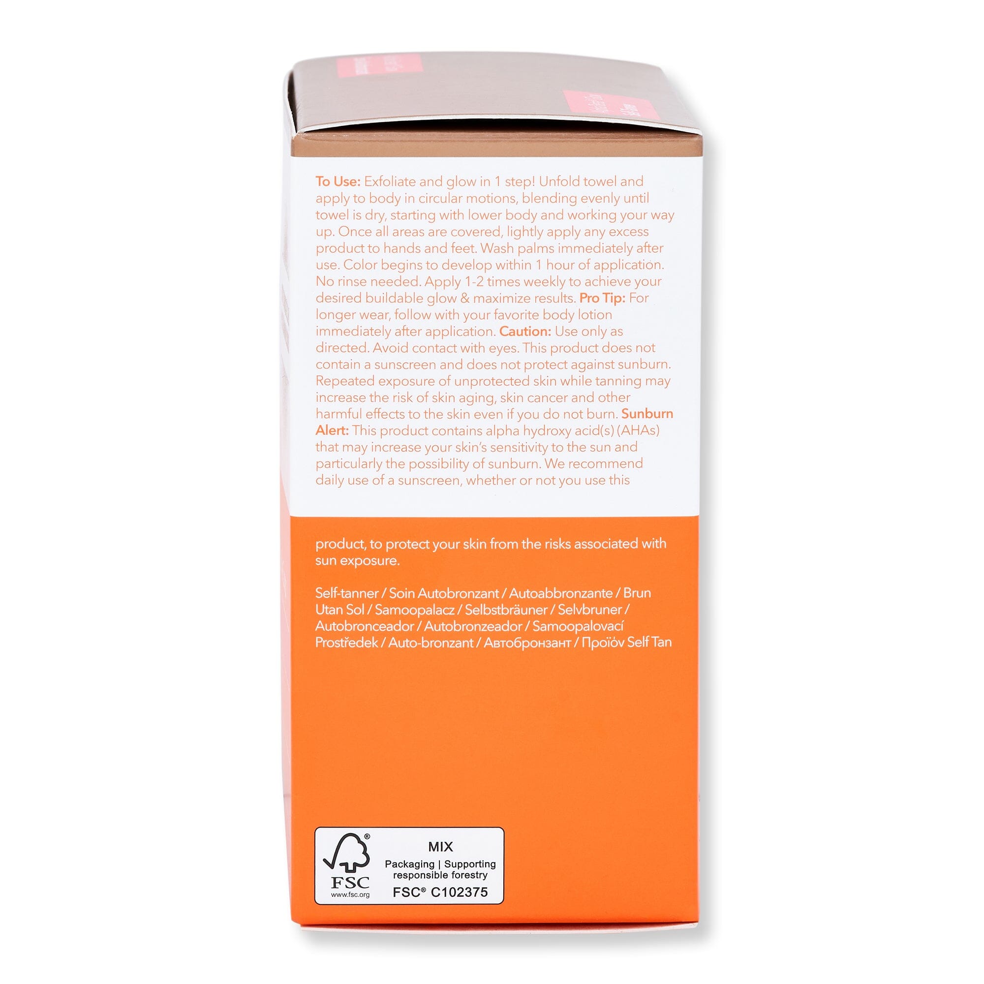 Dr. Dennis Gross Alpha Beta Glow Pad Self-Tanner for Body Buildable Glow