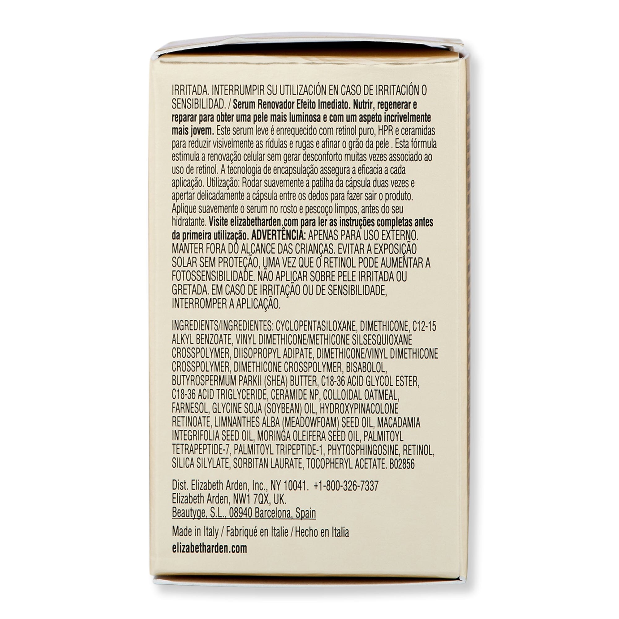 Elizabeth Arden Retinol + HPR Ceramide Capsules Rapid Skin Renewing Serum