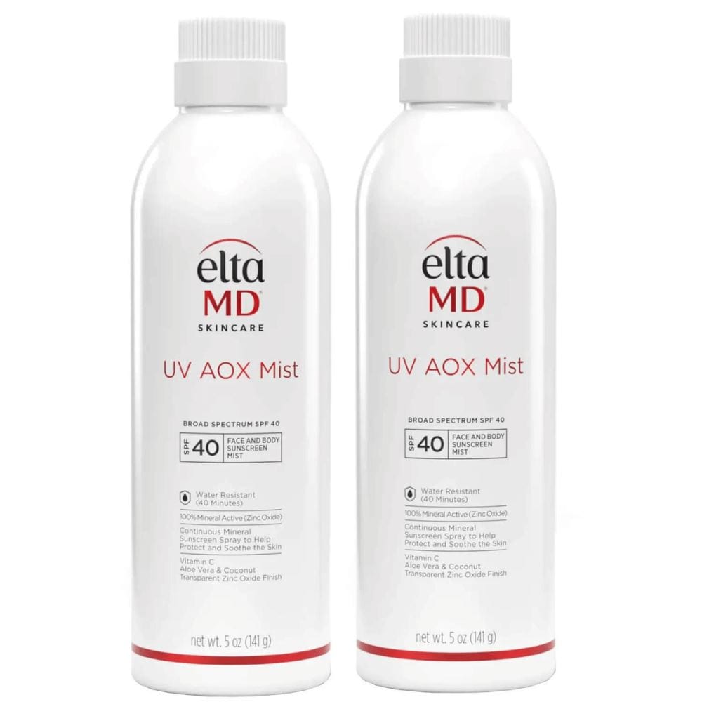 EltaMD UV AOX Mist Broad Spectrum SPF 40 DUO ($92 Value)
