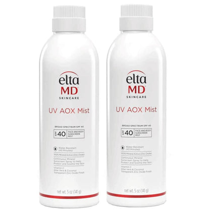 EltaMD UV AOX Mist Broad Spectrum SPF 40 DUO ($92 Value)
