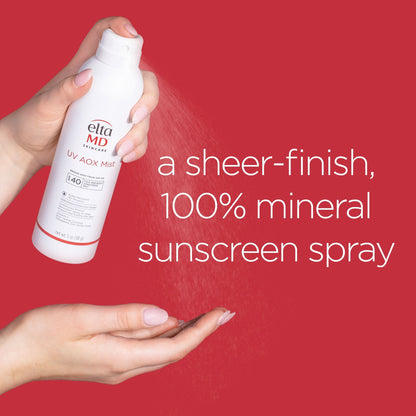 EltaMD UV AOX Mist Broad Spectrum SPF 40 DUO ($92 Value)