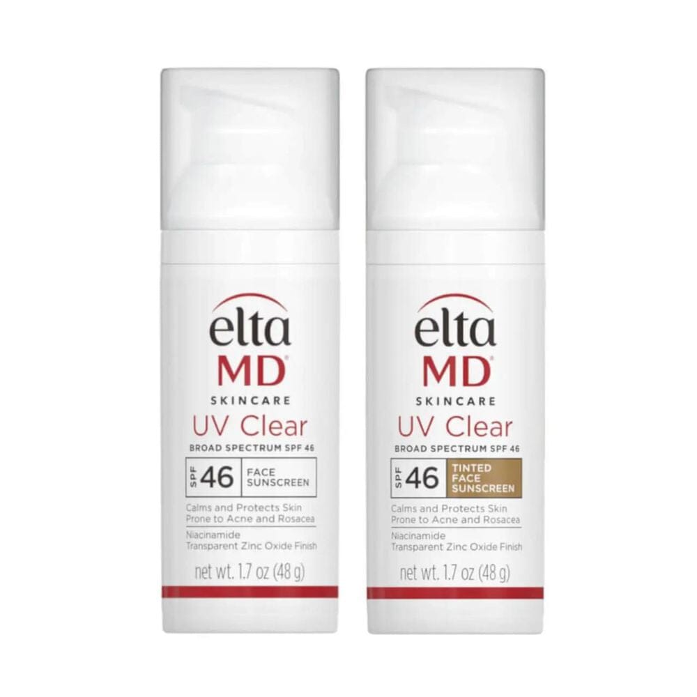 EltaMD UV Clear Tinted and Untinted SPF 46 DUO ($90 Value)