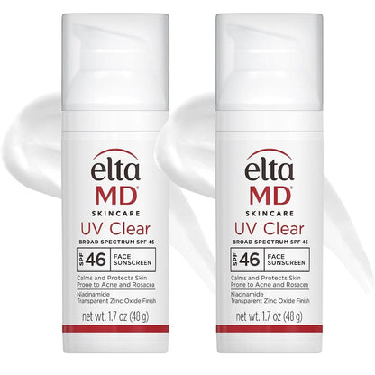 EltaMD UV Clear Untinted SPF 46 Broad-Spectrum Duo ($90 Value)