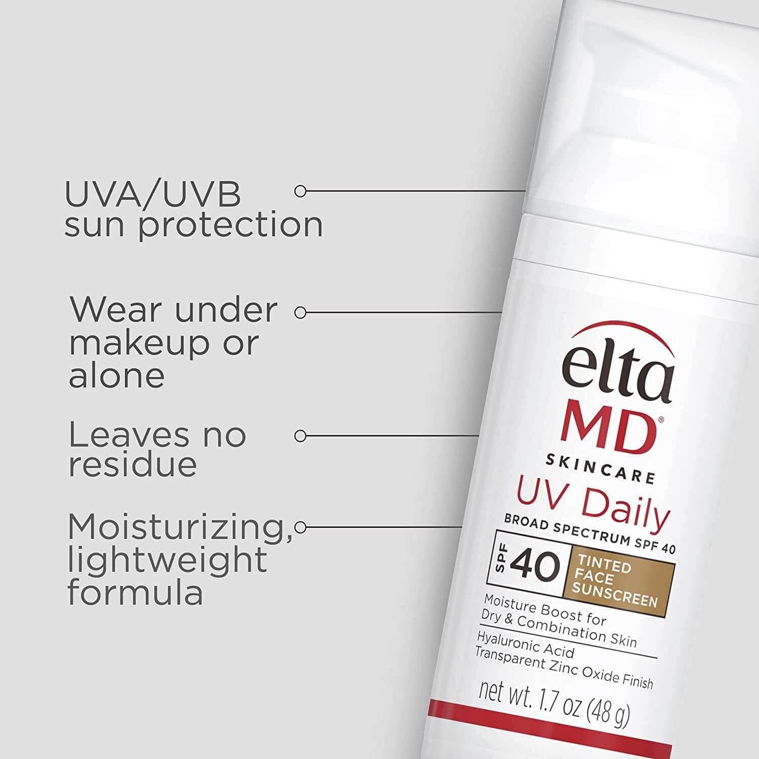EltaMD UV Daily Broad-Spectrum SPF 40 Tinted Sunscreen DUO ($84 Value)