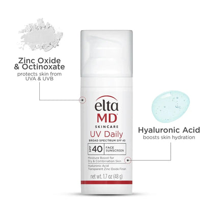 EltaMD UV Daily Untinted Broad-Spectrum SPF 40 DUO ($80 Value)